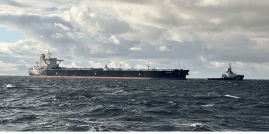 지난해 1월 발트 해안에서 엔진 오작동으로 가동을 멈춘 유령 유조선. 독일 선박사고 대책부대 홈페이지