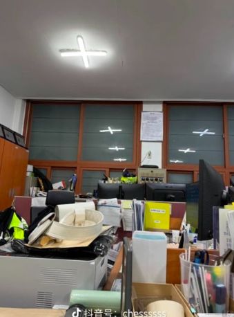 중국 SNS 더우인에 올라온 해운대경찰서 사진. 더우인 캡처