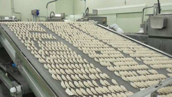 CJ제일제당 일본 치바공장에서 만두를 생산중인 모습. CJ제일제당 제공