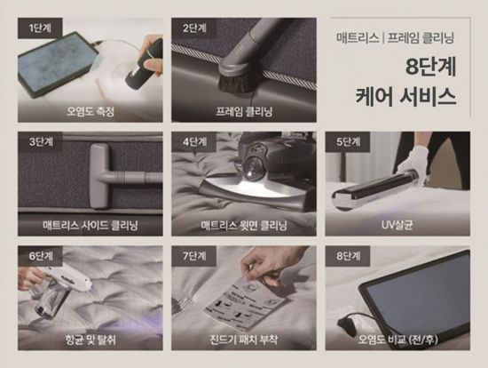 쿠쿠 레스티노 8단계 매트리스 케어 서비스. 쿠쿠