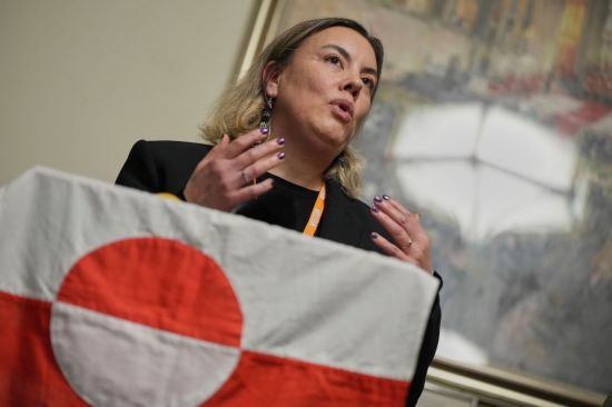 나야 나타니엘센 그린란드 상무·광물·에너지·법무·성평등 장관 AP연합뉴스