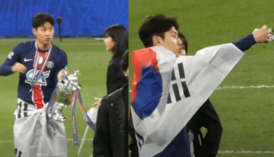 강인은 PSG의 유럽 챔피언스리그(UCL) 우승 직후, 가족들과 함께한 자리에서 박상효 씨에게 우승 메달을 걸어주는 장면을 공개하며 사실상 열애를 인정했다. 틱톡