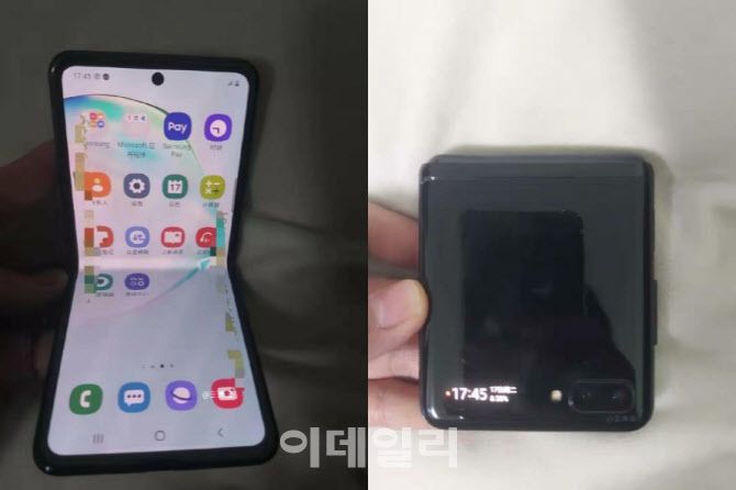 최근 중국 웨이보를 통해 유출된 삼성전자 갤럭시폴드2(가칭)로 추정되는 실물사진.