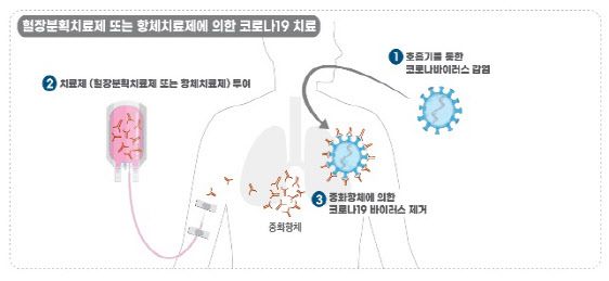 혈장분획치료제·항체치료제 작용 기전. (자료=식품의약품안전처)
