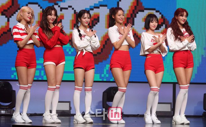 권민아·지민 탈퇴 전 AOA(사진=이데일리DB)