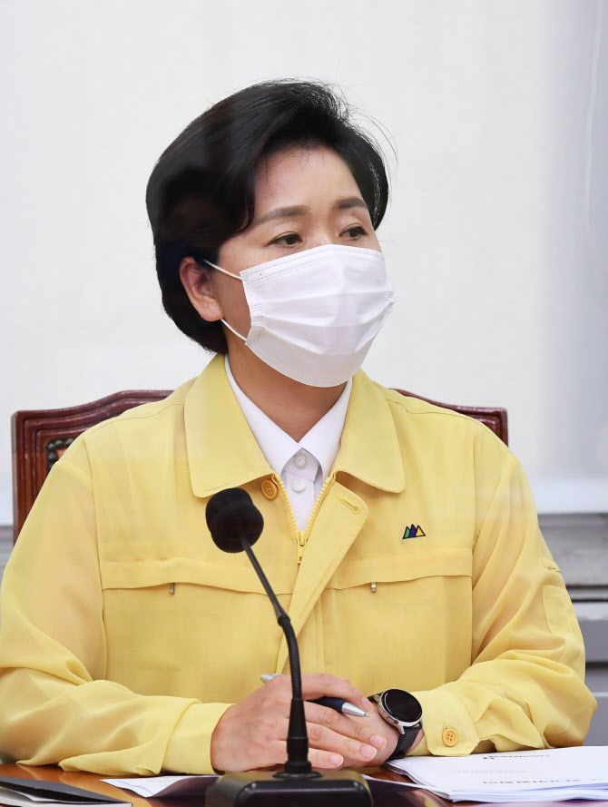 양향자 더불어민주당 최고위원이 31일 오후 서울 여의도 국회에서 열린 이낙연 당대표 주재 최고위원회의에 참석하고 있다. (사진=연합뉴스)