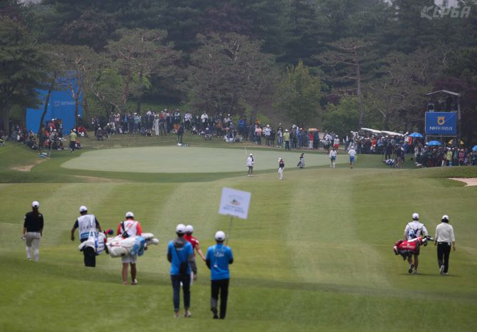 KLPGA 투어 경기 장면. (사진=KLPGA)