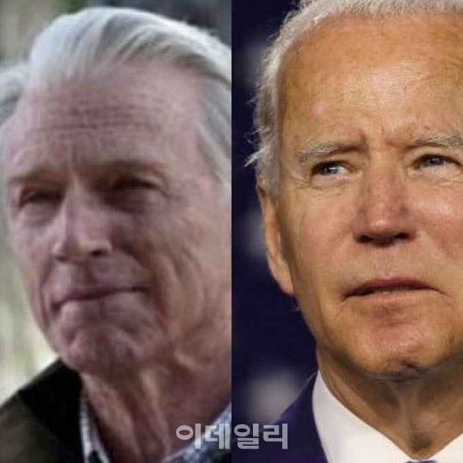 시간여행을 통해 노인으로 변한 캡틴 아메리카(왼쪽)와 조 바이든 미국 대통령 당선인(오른쪽) (사진=영화  중 한 장면·AFP)