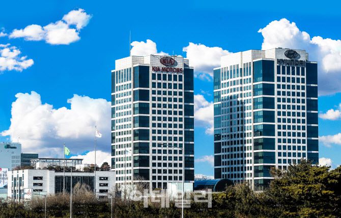현대기아차 양재동 본사 전경