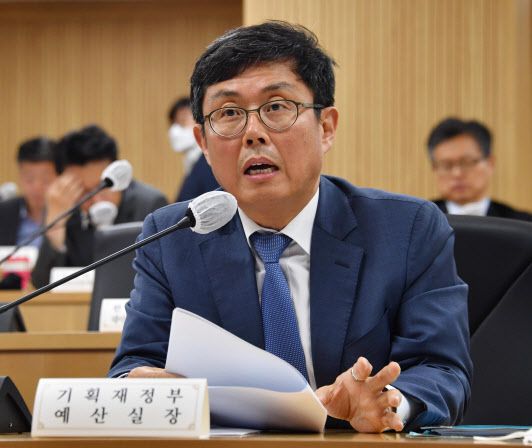 안도걸 기재부 예산실장. 연합뉴스 제공