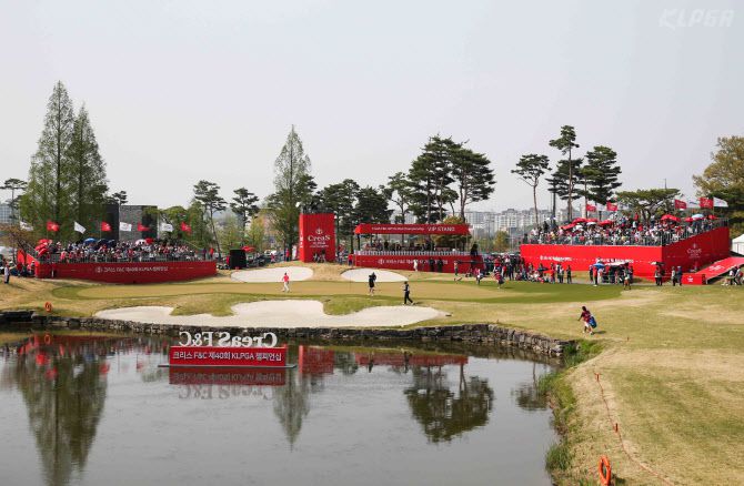 2019년 KLPGA 챔피언십 경기 장면. (사진=KLPGA)
