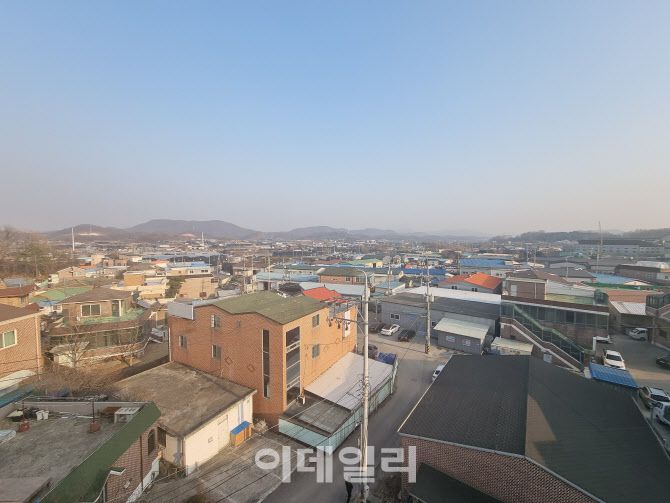 3기 신도시 부지 중 하나인 경기 시흥시 과림지구 전경.(사진=김민표 기자)