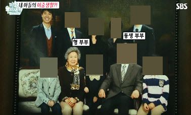 박수홍 가족사진 (사진=SBS ‘미운우리새끼’)