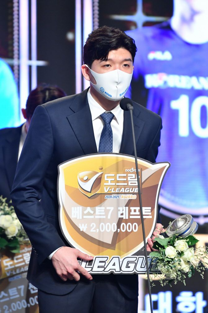 남자 프로배구 정규시즌 MVP에 뽑힌 대한항공 정지석. 사진=KOVO