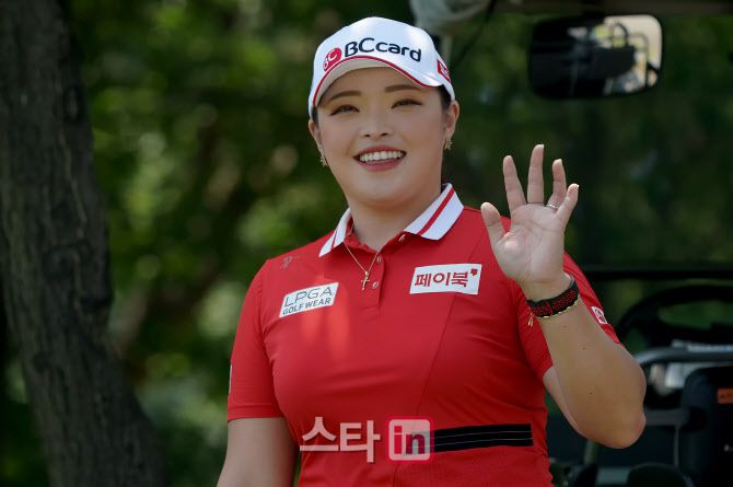 장하나. (사진=이데일리 골프in 박태성 기자)