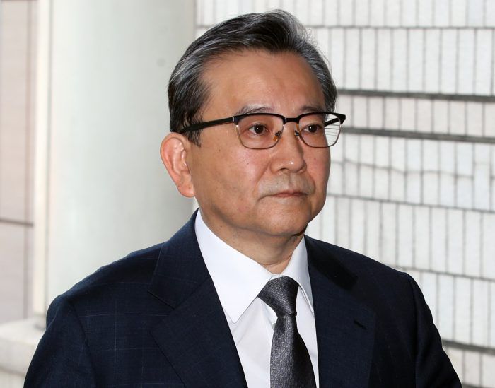 2019년 5월 서울중앙지법에서 열린 구속 전 피의자 심문에 출석하는 김 전 차관의 모습. (사진=연합뉴스)