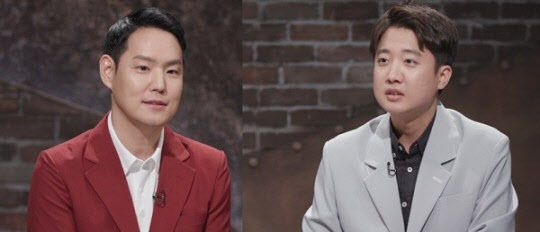 김한규 더불어민주당 전 법률대변인(왼쪽), 이준석 국민의힘 대표 (사진=SBS플러스 ‘이철희의 타짜’)