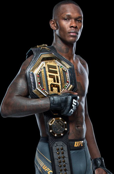 UFC 미들급 챔피언 이스라엘 아데산야. 사진=UFC