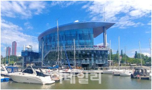 여의도 서울마리나 클럽하우스 전경(사진=지지옥션 제공)