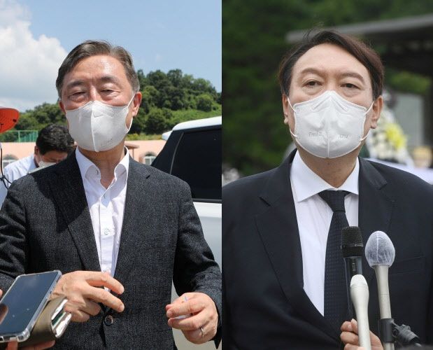 최재형 전 감사원장, 윤석열 전 검찰총장 (사진=연합뉴스)