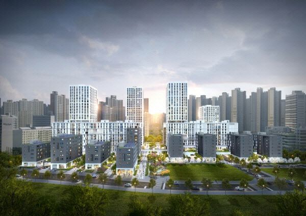 e편한세상강일어반브릿지 조감도 (사진=업계 제공)