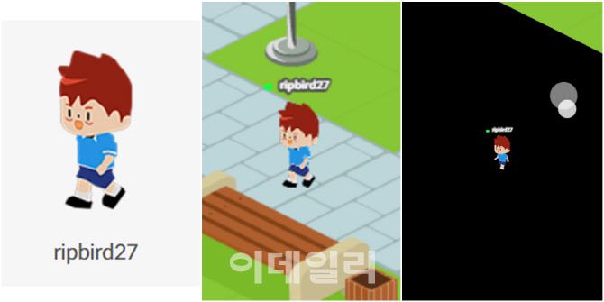 스퀘어는 접속해도 타인을 만날 수 없는 단일 접속 환경이다. 아바타는 기존 선택창 이미지와 똑같은 모습으로 움직이는 것이 전부다. 캐릭터 이동 외에 체험형 콘텐츠는 없으며, 초대 링크를 보내는 순간 접속이 끊긴다. 캐릭터가 작은 맵을 벗어날 경우에도 즉시 구동이 멈추는 에러가 발생한다.