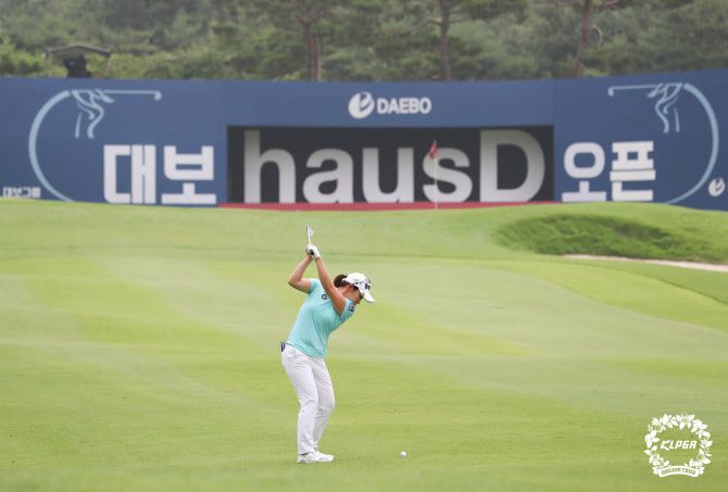 2021년 7월 신규 대회로 열린 대보하우스디오픈의 경기 장면. (사진=KLPGA)