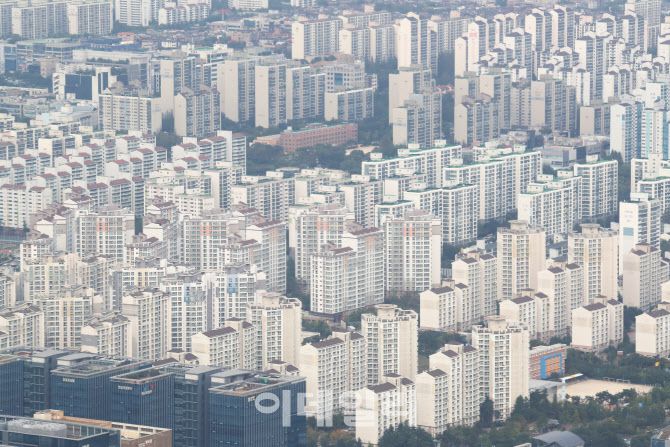 [이데일리 이영훈 기자] 헬기에서 바라본 경기도 성남시 분당구