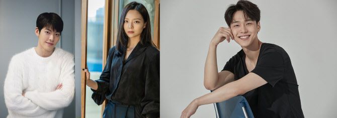 김우빈(왼쪽부터) 이솜 강유석