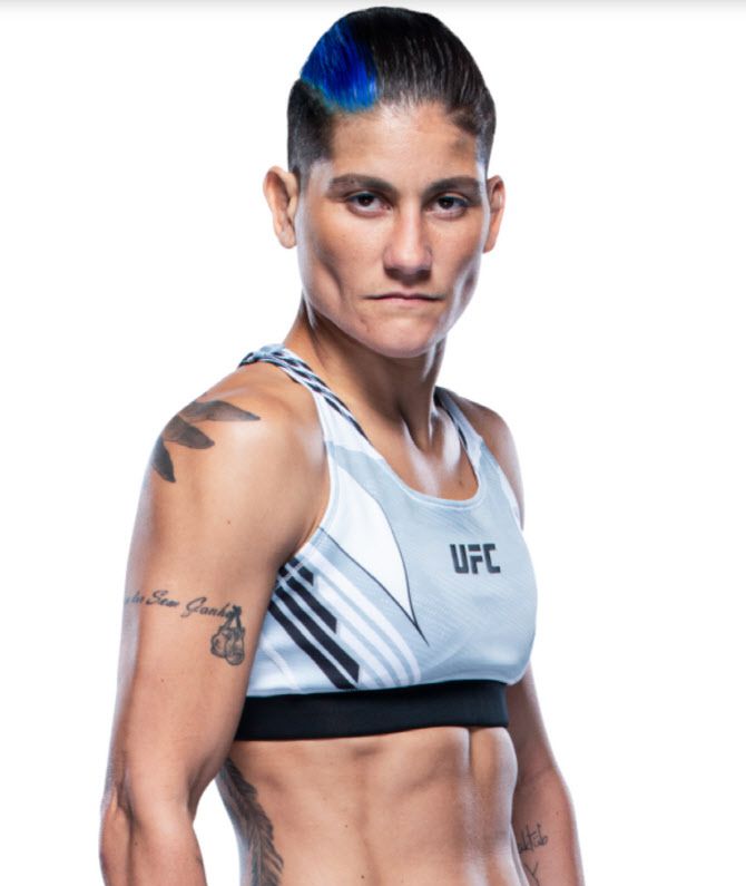 김지연과 상대할 브라질의 프리실리 카초에이라. 사진=UFC