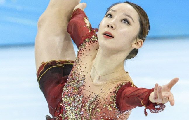 동계올림픽 피겨스케이팅 여자 싱글 프리스케이팅에 출전해 오페라 ‘투란도트’ 중 바이올린 판타지 음악에 맞춰 연기를 펼치고 있다. 사진=연합뉴스