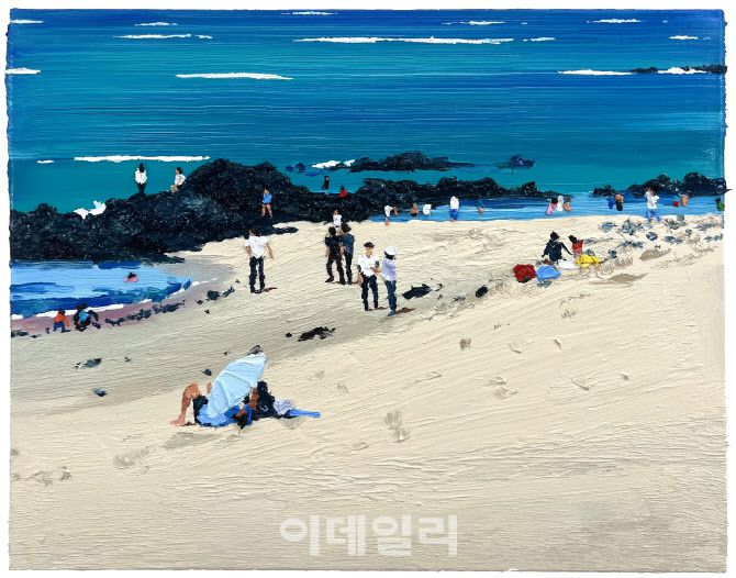 이상원 ‘제주’(2022), 캔버스에 오일, 32×41㎝(사진=이음더플레이스)