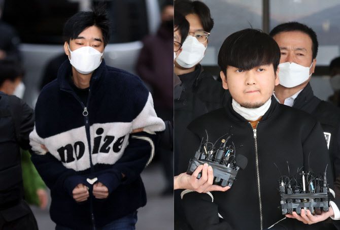 스토킹으로 경찰의 신변보호를 받던 전 여자친구를 살해한 김병찬(왼쪽)과 ‘노원 세 모녀’를 살해한 김태현(사진=연합)