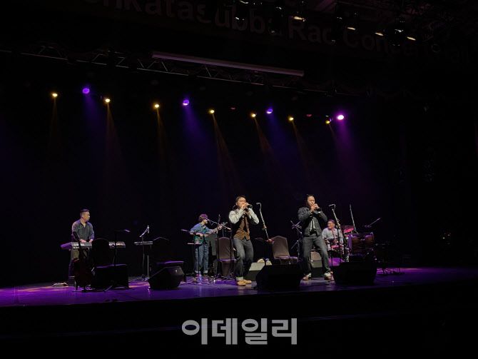 ‘트래블링 코리안 아츠’ 사업의 일환으로 최근 인도 첸나이에서 열린 원초적음악집단 이드의 공연 현장. (사진=한국국제문화교류진흥원)