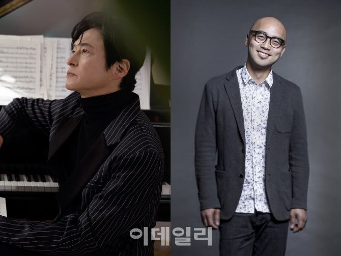 국립국악관현악단 12월 ‘정오의 음악회’에 출연하는 피아니스트·작곡가·프로듀서 양방언(왼쪽), 싱어송라이터 하림. (사진=국립극장)
