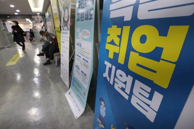 11일 마포구 서울서부 고용복지플러스센터에 게시된 일자리 정보. (사진=연합뉴스)