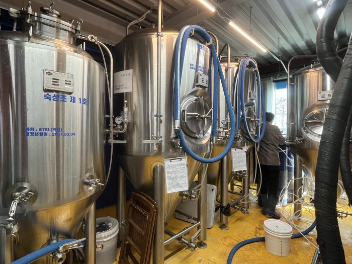 '감자 아일랜드' 맥주 양조장 내부의 모습. (사진=김지혜 인턴기자)