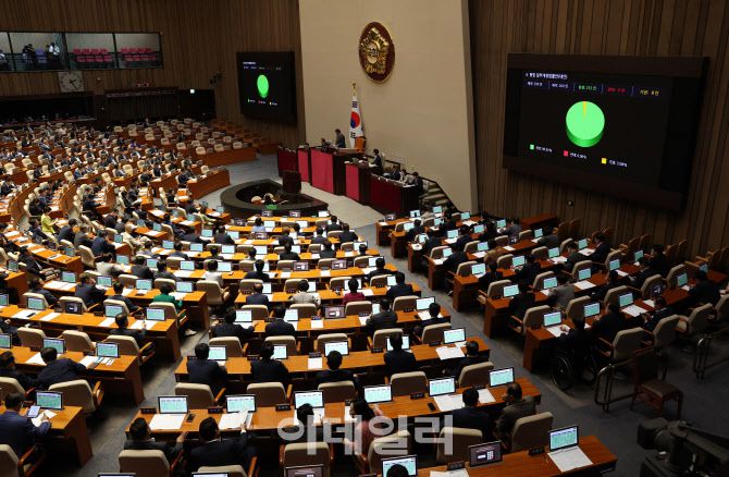 지난 18일 오후 서울 여의도 국회에서 제408회 국회(임시회) 제1차 본회의가 열리고 있다. (사진=이데일리 노진환 기자)