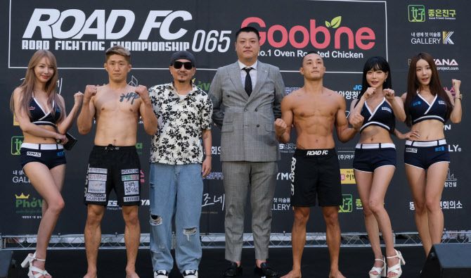 로드FC 마지막 밴텀급 챔피언 문제훈(왼쪽)은 고향 안양에서 양지용(오른쪽)을 상대로 은퇴전을 치른다. 사진=ROAD FC