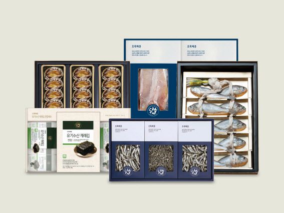 초록마을이 선보인 추석 수산 선물세트.(사진=초록마을 제공)