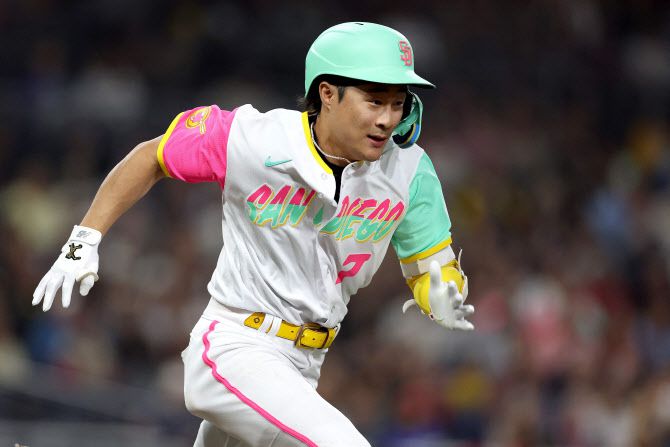 김하성(샌디에이고)이 복통 증세를 털고 5경기 만에 복귀했다. 사진=AFPBB NEWS