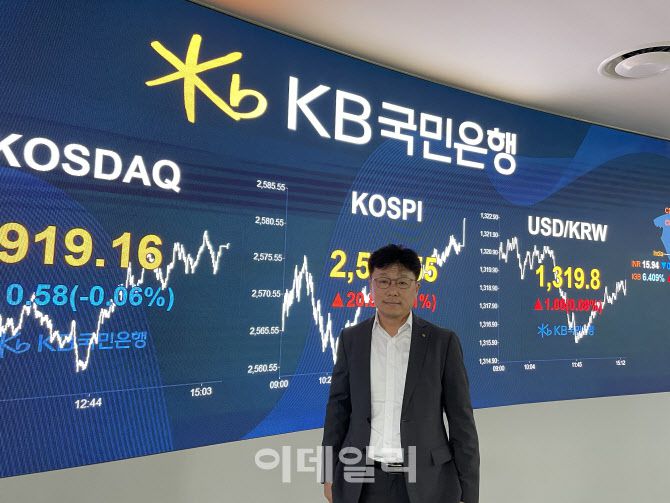 길광수 KB국민은행 시장운용부장. (사진=이정윤 기자)