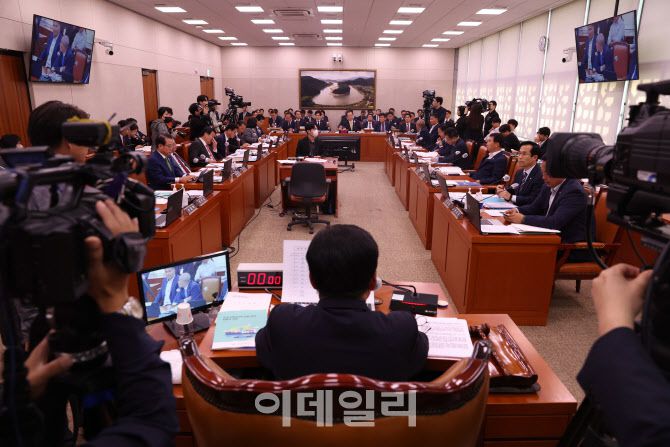 12일 오전 서울 여의도 국회에서 농림축산식품해양수산위원회의 해양수산부 등에 대한 국정감사가 열리고 있다.(사진=노진환 기자)
