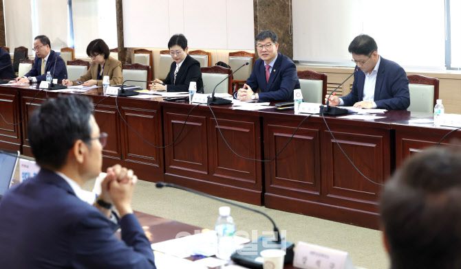 27일 서울 종로구 정부서울청사에서 제3차 국민연금 심의위원회가 열리고 있다. (사진=보건복지부)