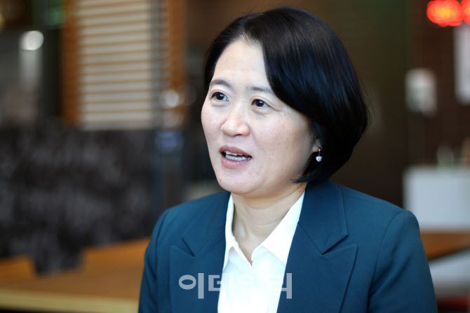 더불어민주당 1호 영입 인재 박지혜 변호사. (사진=김유성 기자)