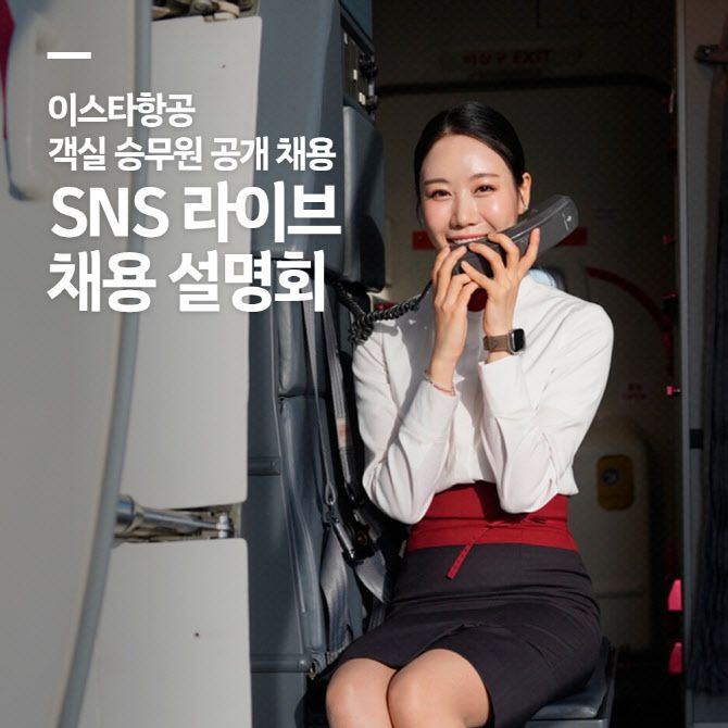 이스타항공 온라인 채용 설명회 이미지. (사진=이스타항공)