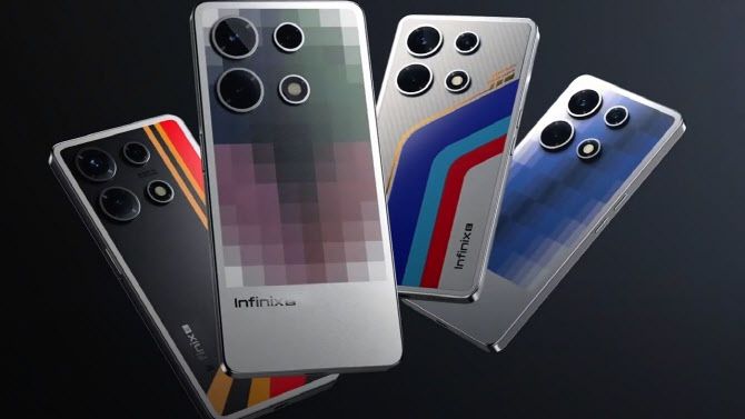 인피닉스는 뒷면 색상을 변경할 수 있는 스마트폰 시제품을 공개했다.(사진=인피닉스)