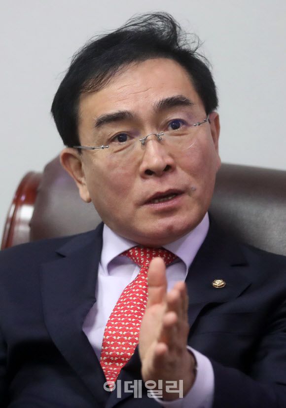 태영호 국민의힘 의원.(사진=이데일리 김태형 기자)