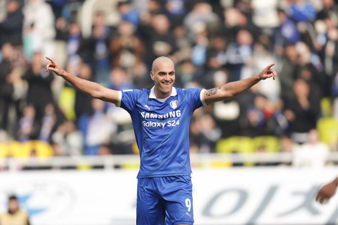 수원삼성 뮬리치. 사진=한국프로축구연맹