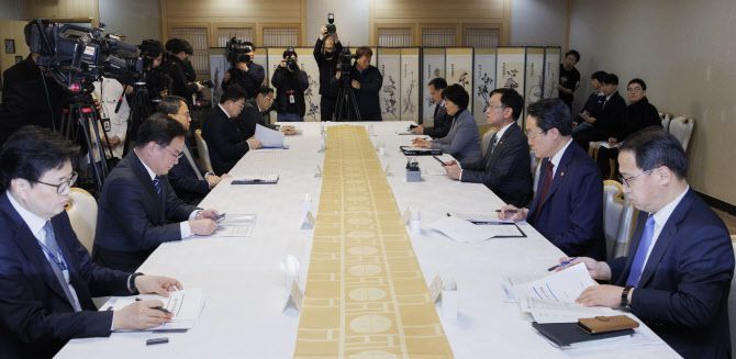 최상목 부총리 겸 기획재정부 장관이 6일 오전 서울 종로구 정부서울청사에서 열린 물가관계장관회의에 참석해 2월 소비자 물가동향 및 대응 방안에 대해 설명하고 있다. (사진=연합뉴스)